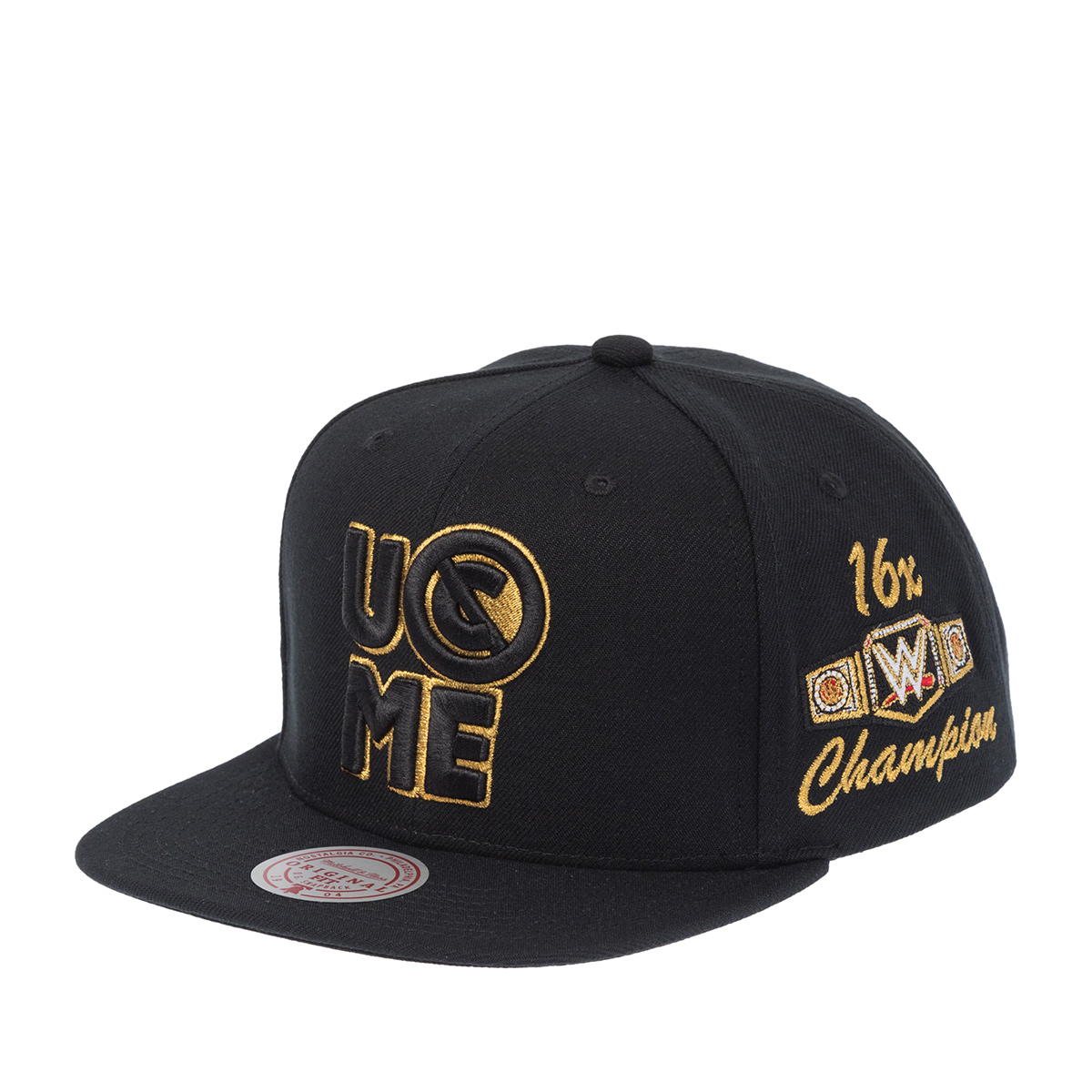 Бейсболка MITCHELL NESS арт. HS13192-TTTBLCK John Cena Gold WWE (черный)