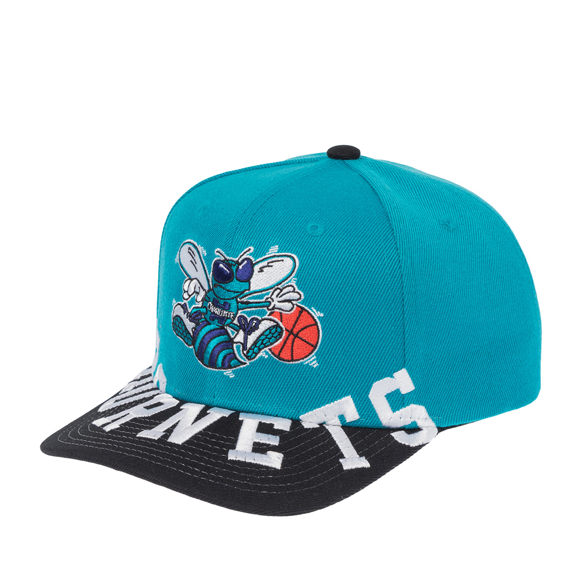 Бейсболка MITCHELL NESS арт. HP10041-CHOTEAL Charlotte Hornets NBA (бирюзовый / черный)