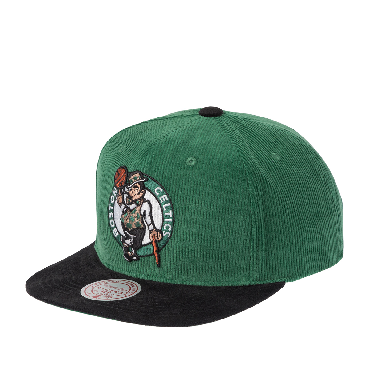 Бейсболка MITCHELL NESS арт. HS10402-BCEGREN Boston Celtics NBA (зеленый / черный)