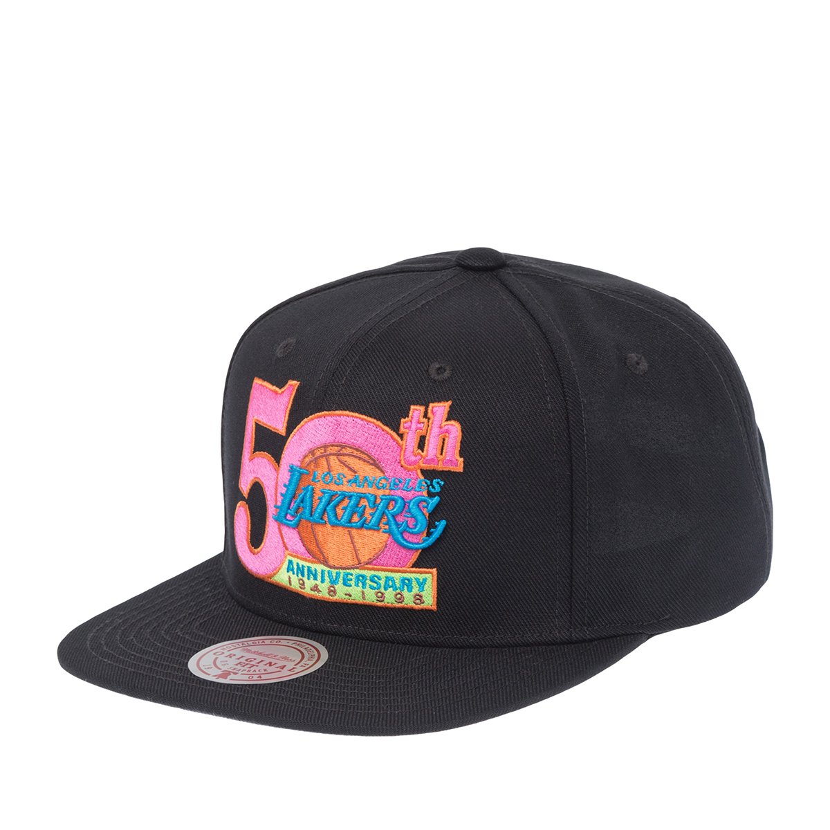 Бейсболка MITCHELL NESS арт. HS11472-LALBLCK Los Angeles Lakers NBA (черный)