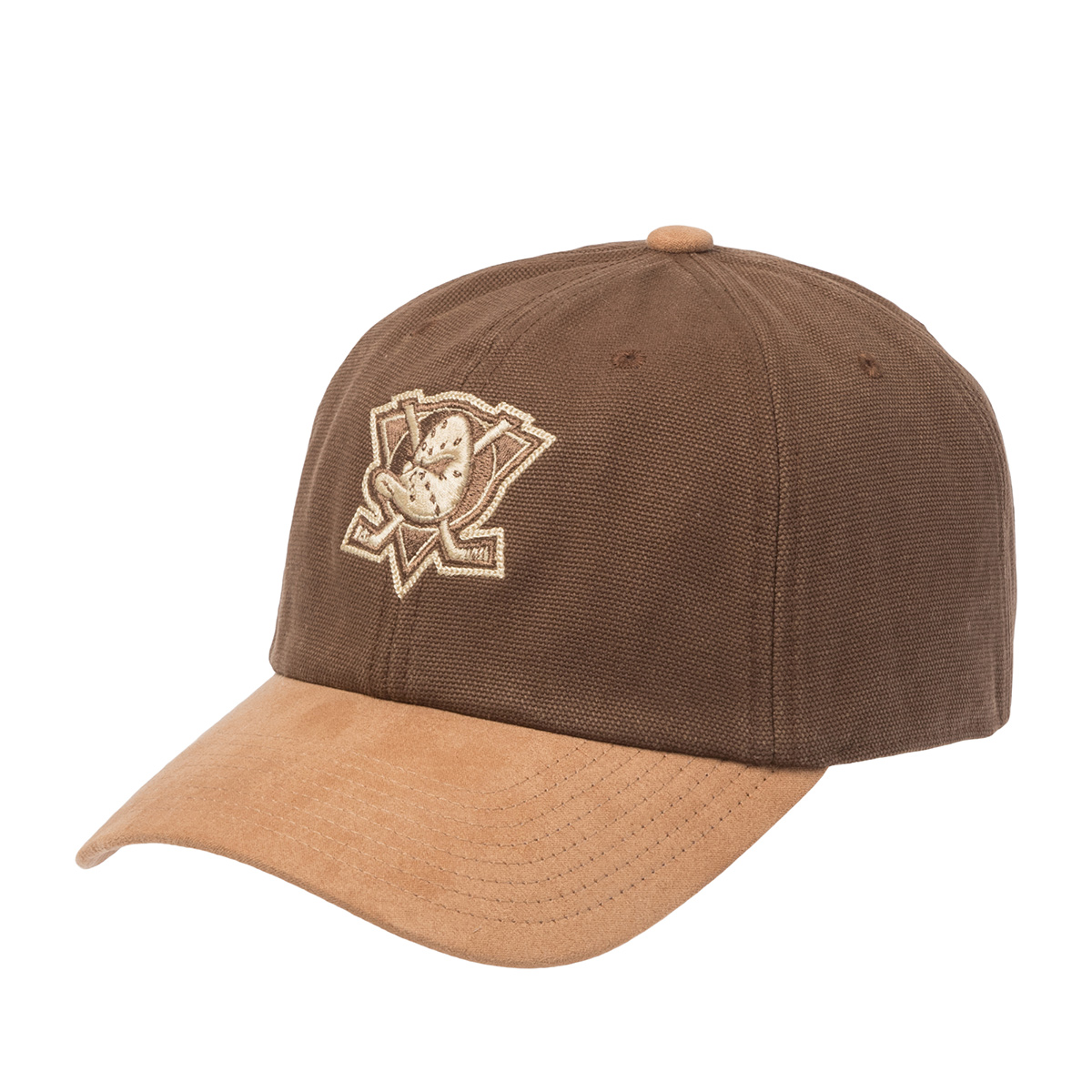 Бейсболка MITCHELL NESS арт. HD12905-ADUBROW Anaheim Ducks NHL (коричневый / песочный)