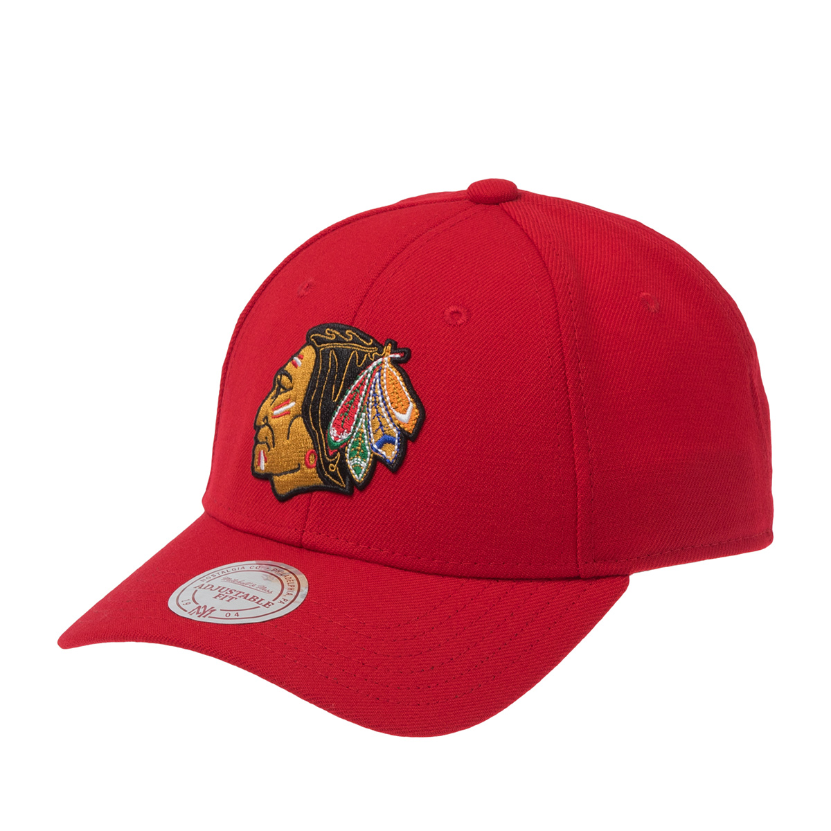 Бейсболка MITCHELL NESS арт. EU246-CHIBLA-RED Chicago Blackhawks NHL  (красный)