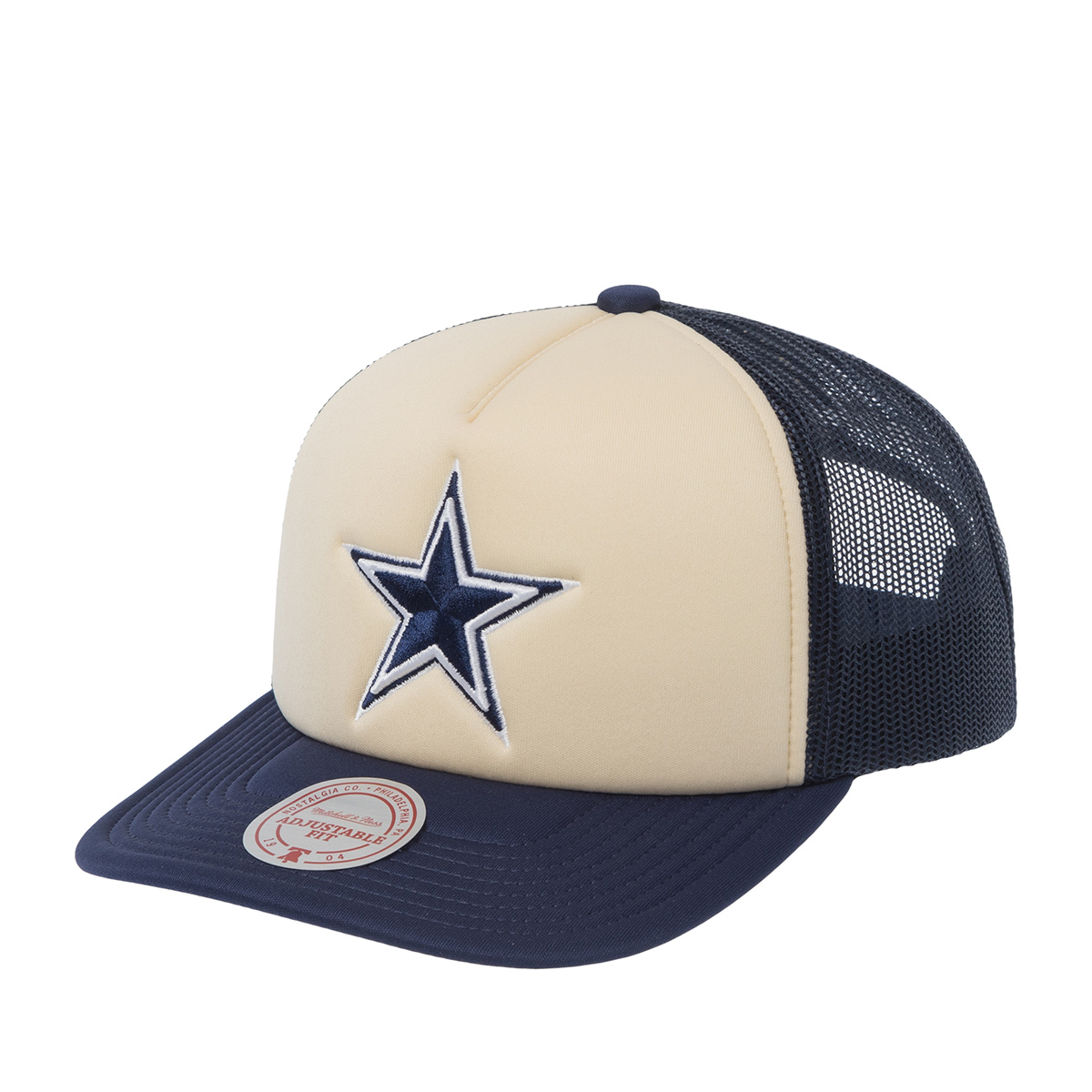 Бейсболка MITCHELL NESS арт. HT12896-DCOCREA Dallas Cowboys NFL (кремовый / синий)