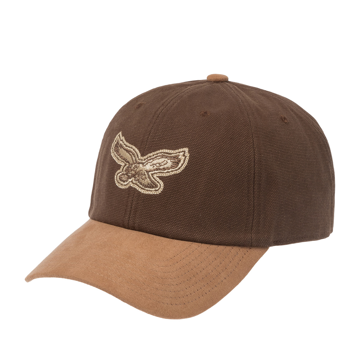 Бейсболка MITCHELL NESS арт. HD12907-PEABROW Philadelphia Eagles NFL (коричневый / песочный)