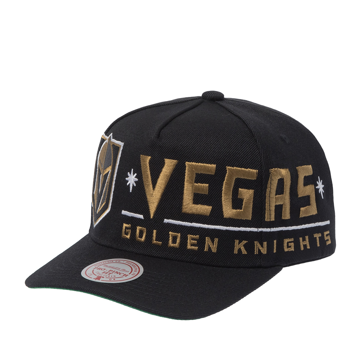 Бейсболка MITCHELL NESS арт. HP12863-VGKBLCK Vegas Golden Knights NHL (черный)