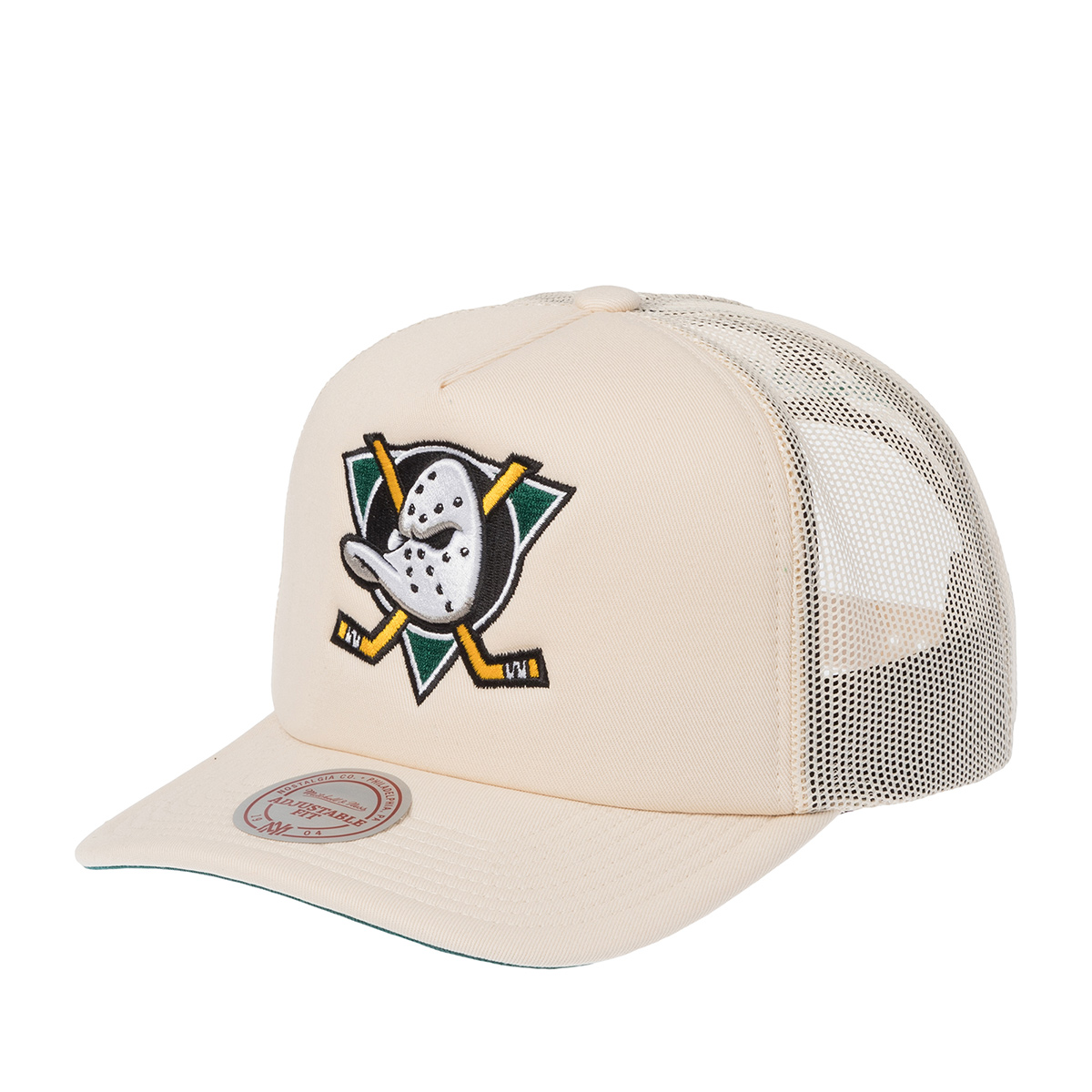 Бейсболка MITCHELL NESS арт. HT8615-ADUOFWH Anaheim Ducks NHL (кремовый)
