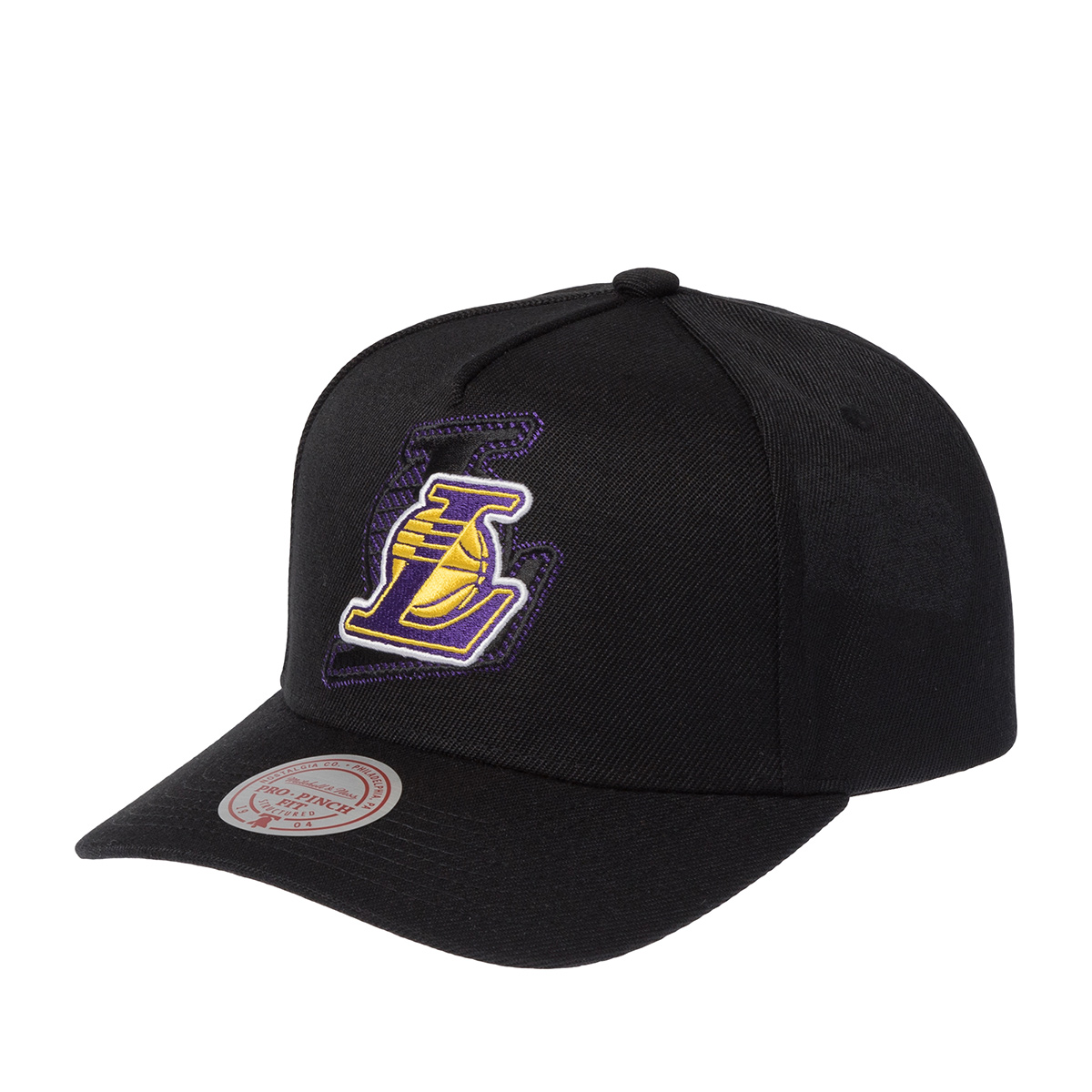 Бейсболка MITCHELL NESS арт. HP12813-LALBLCK Los Angeles Lakers NBA (черный)