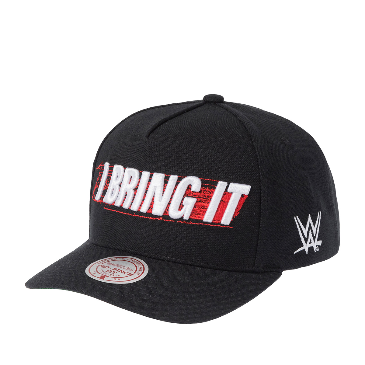 Бейсболка MITCHELL NESS арт. HP13230-TTTBLCK Bring it WWE (черный)