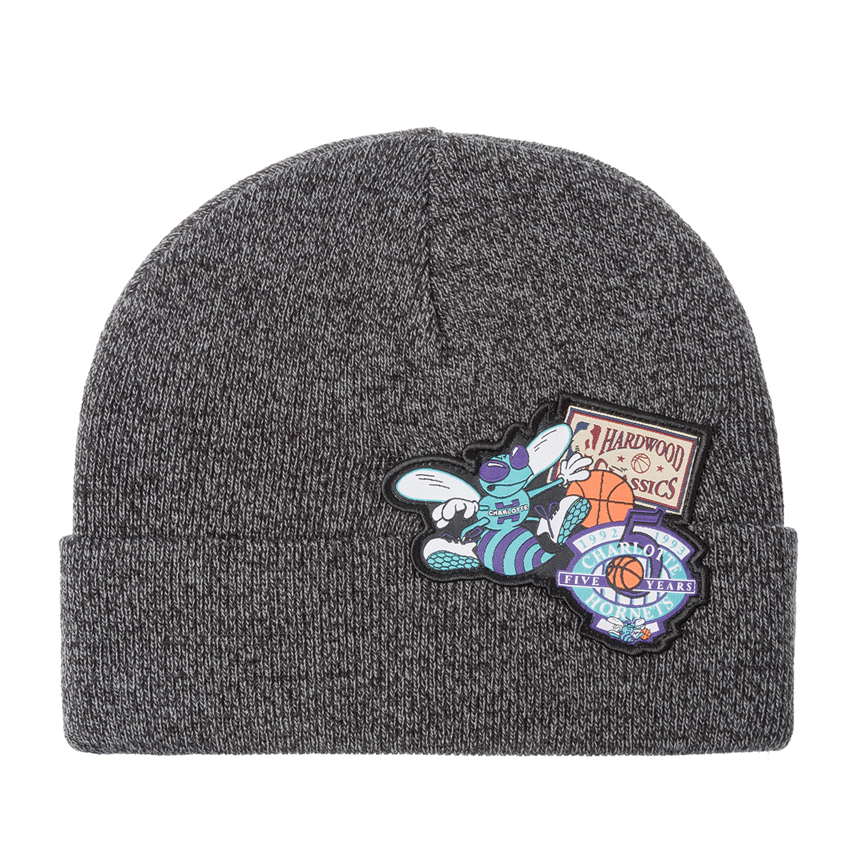 Шапка MITCHELL NESS арт. HCFK4341-CHOYYPPPBLCK Charlotte Hornets NBA (черный)