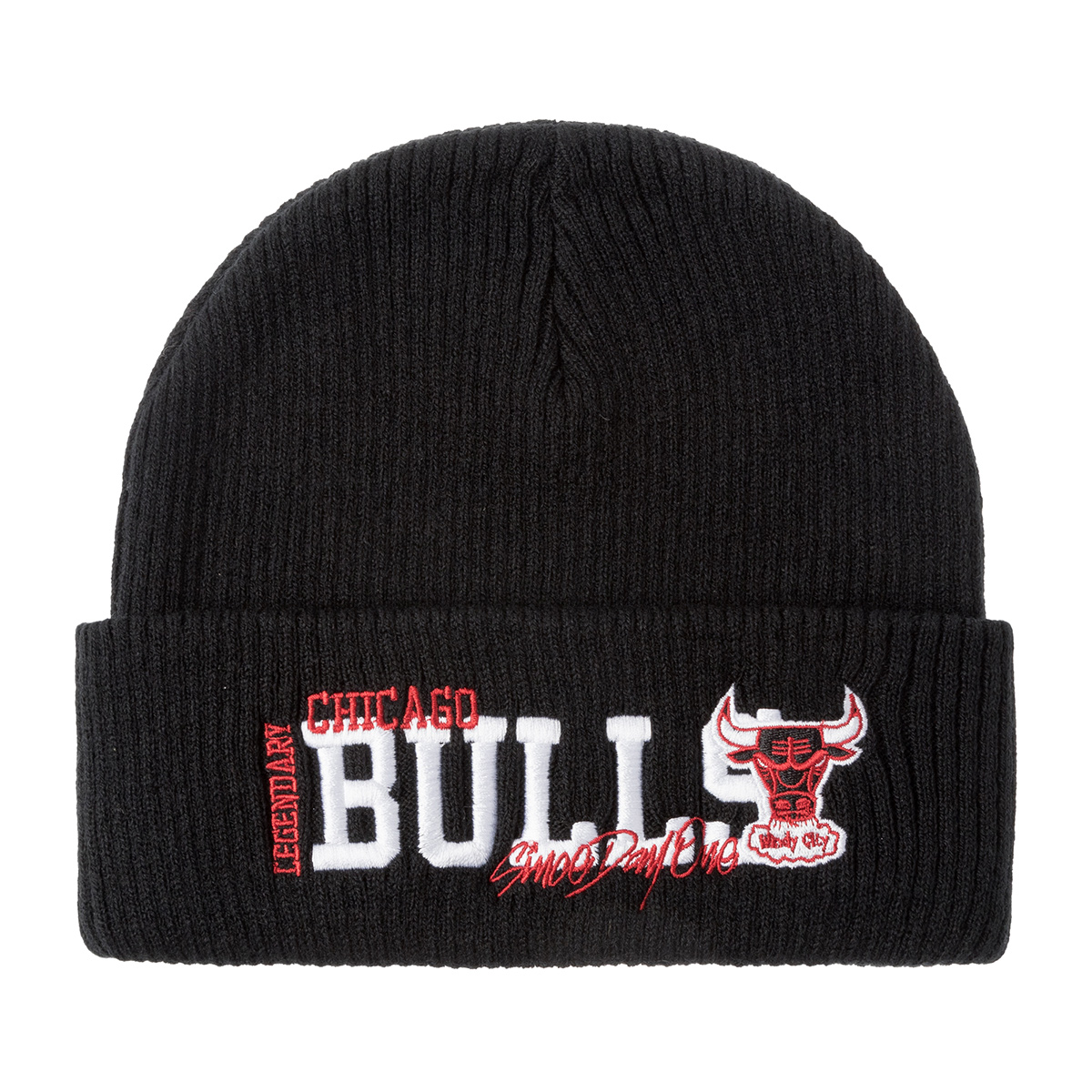 Шапка MITCHELL NESS арт. HK10007-CBUBLCK Chicago Bulls NBA (черный)