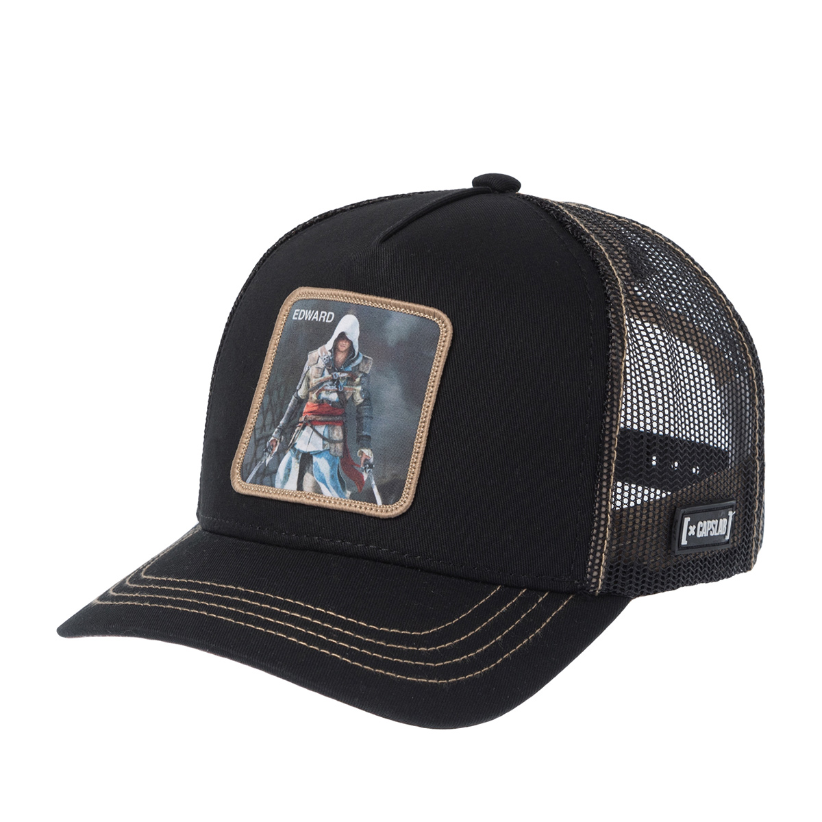 Бейсболка CAPSLAB арт. CL/ASC/1/CT/ASC4 Assassins Creed Edward (черный)