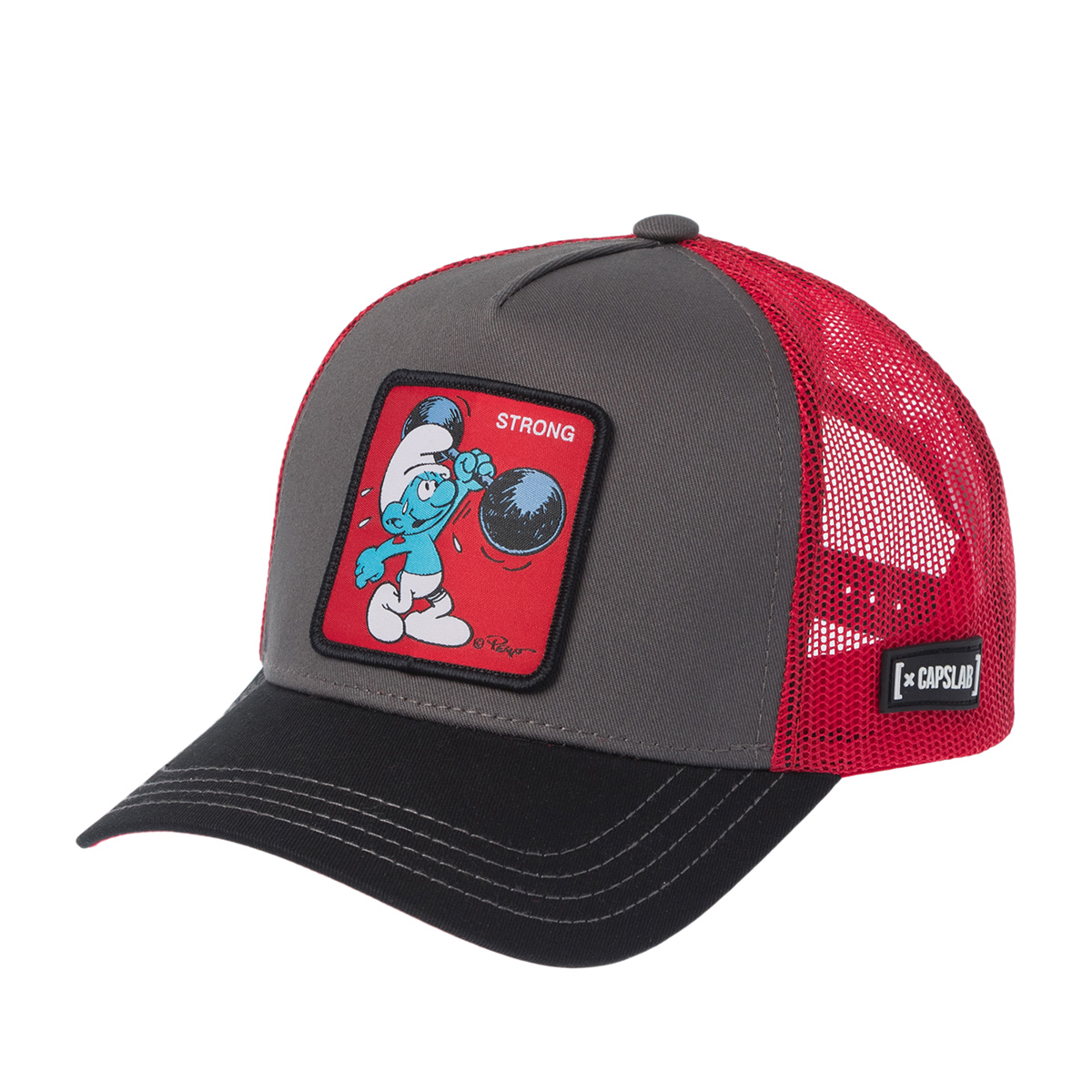 Бейсболка CAPSLAB арт. CL/SMU/1/CT/STRO The Smurfs Strong (grey)