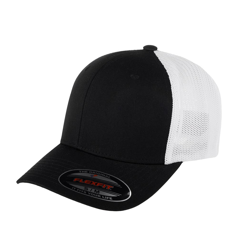 Бейсболка FLEXFIT арт. 6511T (черный / белый)