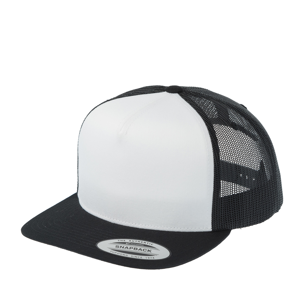 Бейсболка FLEXFIT арт. 6005FW NO FOAM (черный / белый)