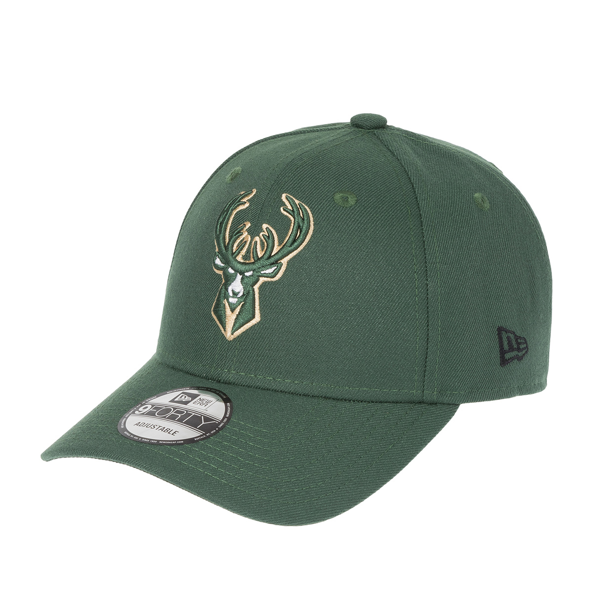 Бейсболка NEW ERA арт. 11405602 Milwaukee Bucks NBA (темно-зеленый)