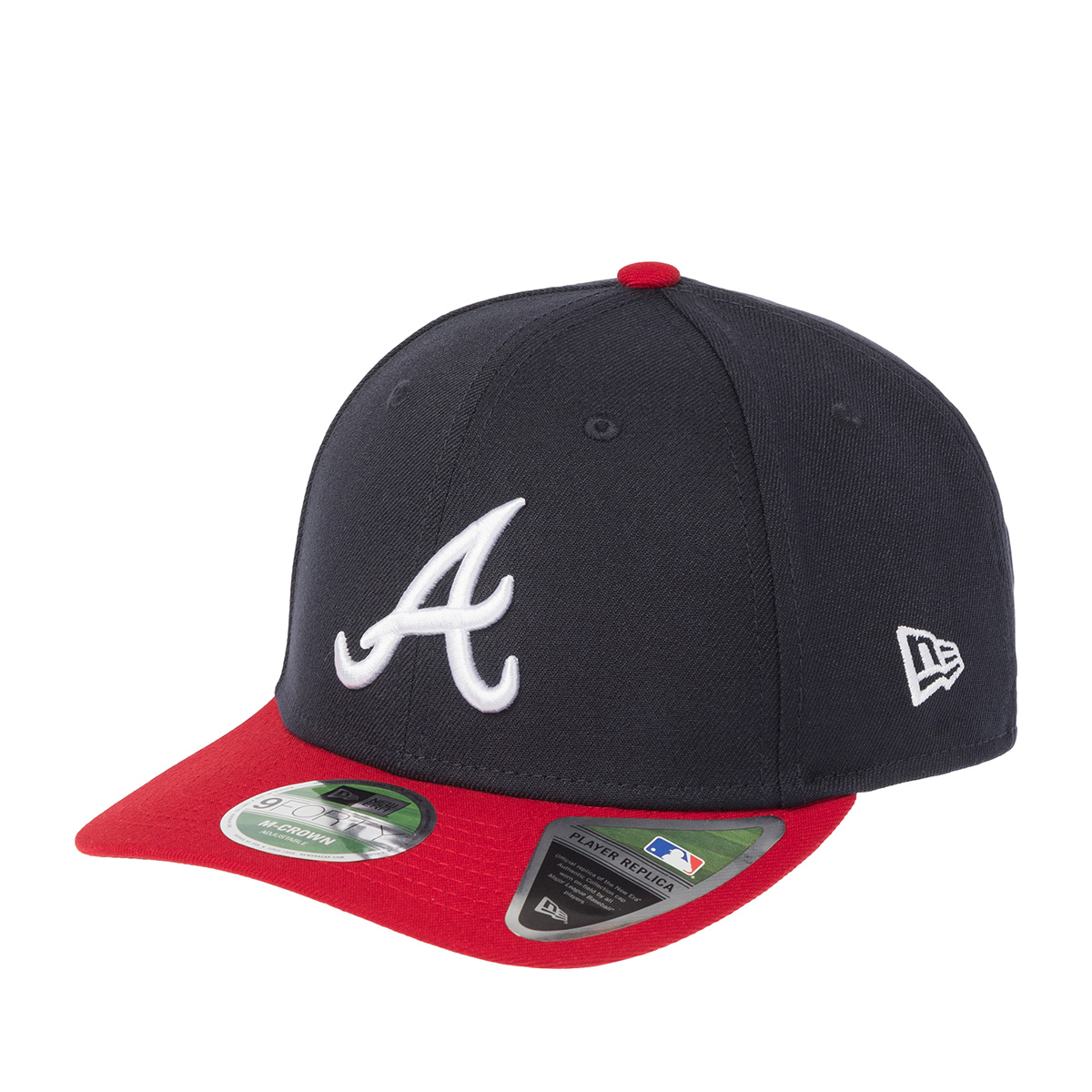 Бейсболка NEW ERA арт. 60646774 Atlanta Braves MLB (темно-синий / красный)