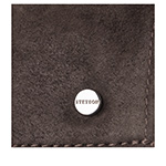 Бейсболка STETSON арт. 7717401 BASEBALL CAP GOAT SUEDE (коричневый / серый)