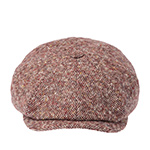 Кепка STETSON арт. 6840601 HATTERAS DONEGAL WV (бордовый / бежевый)