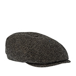 Кепка STETSON арт. 6641805 6-PANEL CAP WOOL (темно-серый / белый)