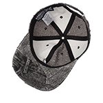 Бейсболка KANGOL арт. K5434 Denim Mashup Baseball (серый / белый)