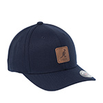 Бейсболка KANGOL арт. K5441 Leather Patch Flexfit Baseball (темно-синий)
