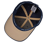 Бейсболка KANGOL арт. K5441 Leather Patch Flexfit Baseball (темно-синий)