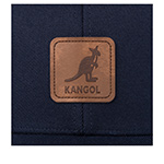 Бейсболка KANGOL арт. K5441 Leather Patch Flexfit Baseball (темно-синий)