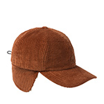 Бейсболка KANGOL арт. K5470 Cozy Cord Earflap Baseball (коричневый)