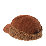 Бейсболка KANGOL арт. K5470 Cozy Cord Earflap Baseball (коричневый)
