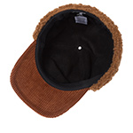 Бейсболка KANGOL арт. K5470 Cozy Cord Earflap Baseball (коричневый)