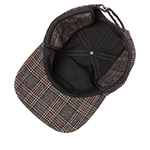 Бейсболка KANGOL арт. K5509 Plaid Earflaps Baseball (серый / бежевый)
