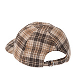 Бейсболка KANGOL арт. K5509 Plaid Earflaps Baseball (коричневый / бежевый)