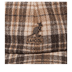 Бейсболка KANGOL арт. K5509 Plaid Earflaps Baseball (коричневый / бежевый)