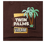 Бейсболка AMERICAN NEEDLE арт. SMU674A-TWINP Twin Palms Village (темно-коричневый)