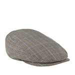 Кепка STETSON арт. 6380401 DRIVER CAP WOOL CHECK (серый)