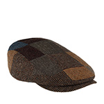 Кепка STETSON арт. 6380910 DRIVER CAP PATCHWORK (коричневый)