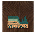Бейсболка STETSON арт. 7721173 BASEBALL CAP WOODS (коричневый)