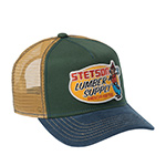 Бейсболка STETSON арт. 7761130K TRUCKER CAP LUMBER SUPPLY (синий / зеленый)