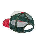 Бейсболка STETSON арт. 7761162K TRUCKER CAP LETTERING (белый / красный / зеленый)