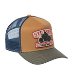 Бейсболка STETSON арт. 7761173K TRUCKER CAP MOTORCYCLE (оливковый / коричневый)