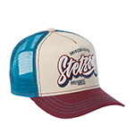 Бейсболка STETSON арт. 7741108K TRUCKER CAP ONE FOR ALL (бордовый / белый)