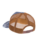 Бейсболка STETSON арт. 7741127 TRUCKER CAP MINIMAL ALOHA PRINT (синий / коричневый)