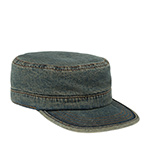 Кепка STETSON арт. 7491802 ARMY CAP DENIM (синий / бежевый)