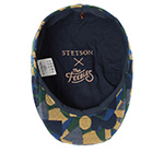 Кепка STETSON арт. 6170804 IVY CAP JACQUARD STETSON X THE FEEBLES (синий / желтый / зеленый)
