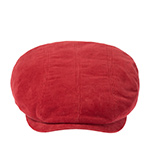 Кепка STETSON арт. 6191105 IVY CAP SUSTAINABLE CORDUROY (красный)