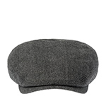 Кепка STETSON арт. 6380517 DRIVER CAP SUSTAINABLE CASHMERE HERRINGBONE (темно-серый)
