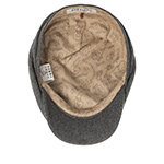 Кепка STETSON арт. 6380517 DRIVER CAP SUSTAINABLE CASHMERE HERRINGBONE (темно-серый)