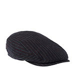 Кепка STETSON арт. 6380705 DRIVER CAP WOOLEN STRIPE (темно-синий / бордовый)