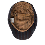 Кепка STETSON арт. 6380705 DRIVER CAP WOOLEN STRIPE (темно-синий / бордовый)