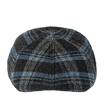 Кепка STETSON арт. 6610318 TEXAS SHADOW PLAID (голубой / черный)